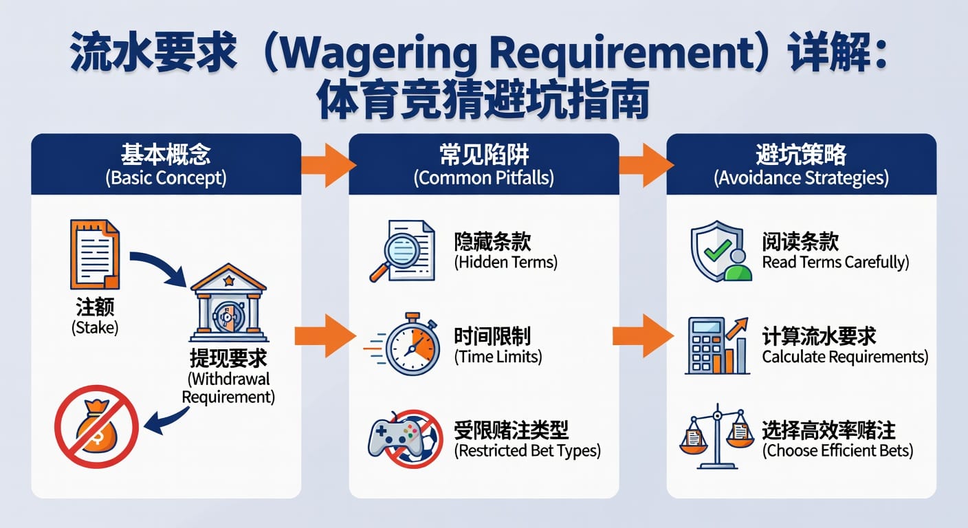 流水要求 wagering requirement 实用解读：体育玩家必看