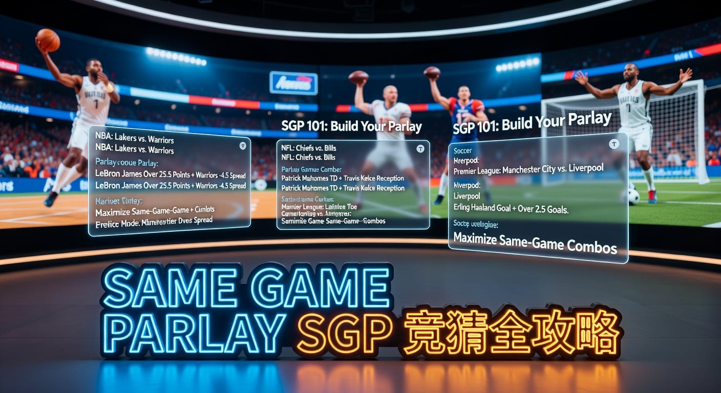 same game parlay SGP：体育投注合并玩法实战指南2026年