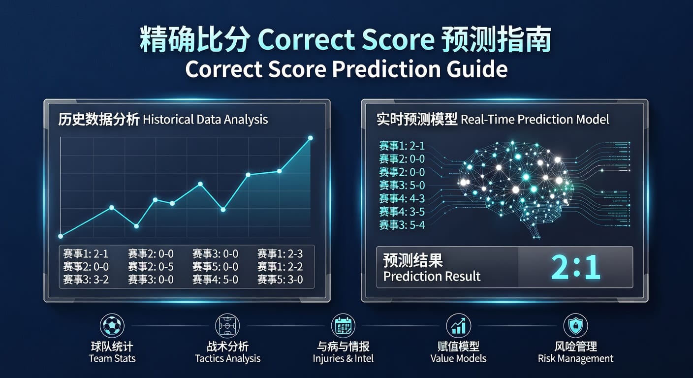 精确比分 correct score：2026年投注技巧与赛前判断思路